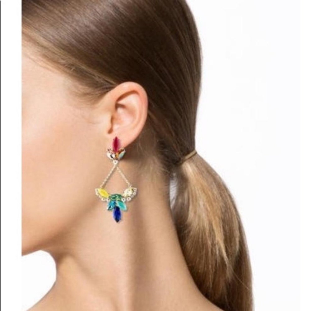 NWT LULU FROST CHANDELIER BAUBLE EARRINGS